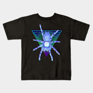 Tarantula “Vaporwave” Triangle V14 (Glitch) Kids T-Shirt